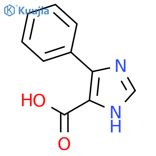 4-Phenyl-1H-imidazole-5-carboxylic acid structure