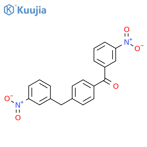 METHANONE, (3-NITROPHENYL)[4-[(3-NITROPHENYL)METHYL]PHENYL]- structure