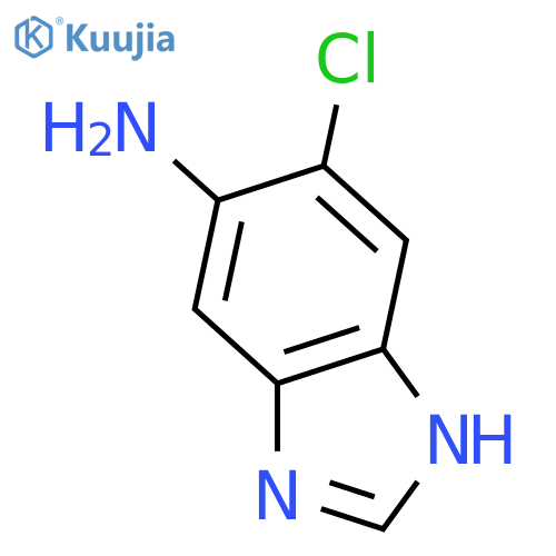 1H-Benzimidazol-5-amine, 6-chloro- structure