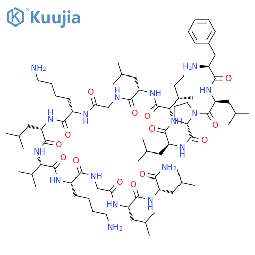 Mast cell degranulatingpeptide HR II (Vespa orientalis) (9CI) structure