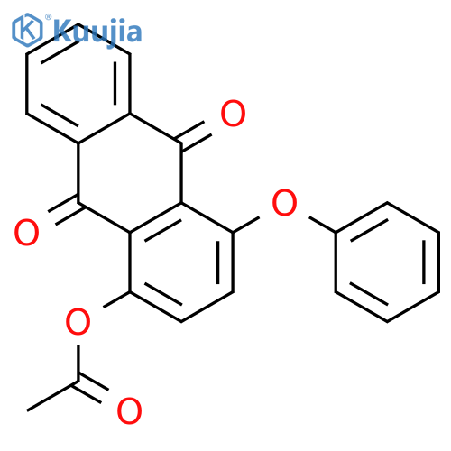 9,10-Anthracenedione, 1-(acetyloxy)-4-phenoxy- structure