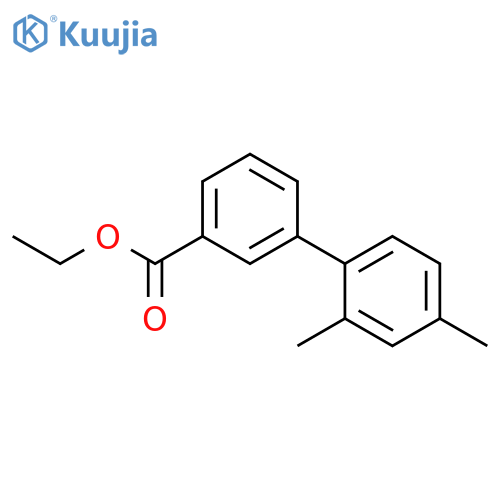 Ethyl 2',4'-dimethyl[1,1'-biphenyl]-3-carboxylate structure