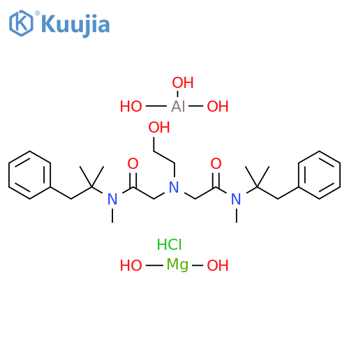 Acetamide, 2,2'-[(2-hydroxyethyl)imino]bis[N-(1,1-dimethyl-2-phenylethyl)-N-methyl-, hydrochloride (1:1), mixt. with aluminum hydroxide (Al(OH)3) and magnesium hydroxide (Mg(OH)2) structure
