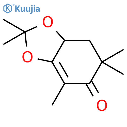 (S)-2,2,4,6,6-Pentamethyl-7,7a-dihydrobenzo[d][1,3]dioxol-5(6H)-one structure