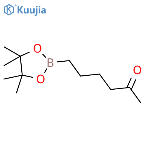 2-Hexanone, 6-(4,4,5,5-tetramethyl-1,3,2-dioxaborolan-2-yl)- structure