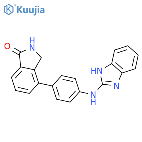1H-Isoindol-1-one,4-[4-(1H-benzimidazol-2-ylamino)phenyl]-2,3-dihydro- structure