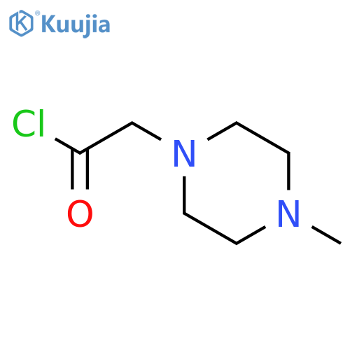 1-PIPERAZINEACETYL CHLORIDE, 4-METHYL- structure
