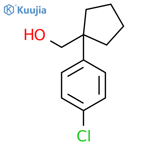 Cyclopentanemethanol,1-(4-chlorophenyl)- structure