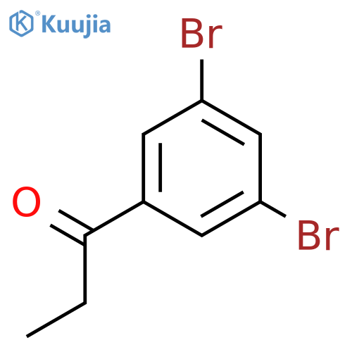 1-PROPANONE, 1-(3,5-DIBROMOPHENYL)- structure