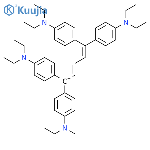 PENTADIENYLIUM, 1,1,5,5-TETRAKIS[4-(DIETHYLAMINO)PHENYL]- structure