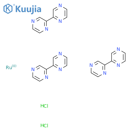 Tris (2,2'-bipyrazine) ruthenium dihydrochloride structure