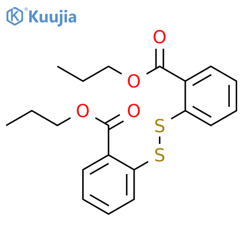 Benzoic acid,2,2'-dithiobis-, dipropyl ester (9CI) structure