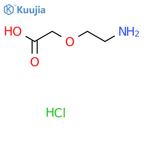2-(2-aminoethoxy)acetic acid hydrochloride structure