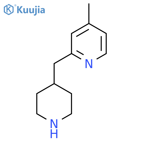 4-methyl-2-(piperidin-4-yl)methylpyridine structure