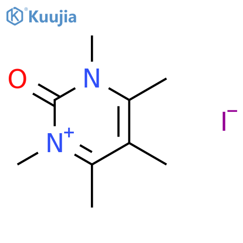 PYRIMIDINIUM, 2,3-DIHYDRO-1,3,4,5,6-PENTAMETHYL-2-OXO-, IODIDE structure