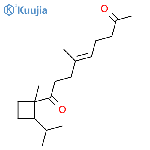(5E)-9-(2'-isopropyl-1'-methylcyclobutyl)-6-methylnon-5-ene-2,9-dione structure