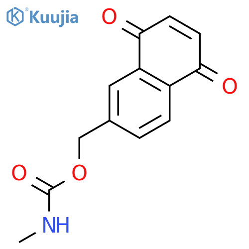1,4-Naphthalenedione, 6-[[[(methylamino)carbonyl]oxy]methyl]- structure