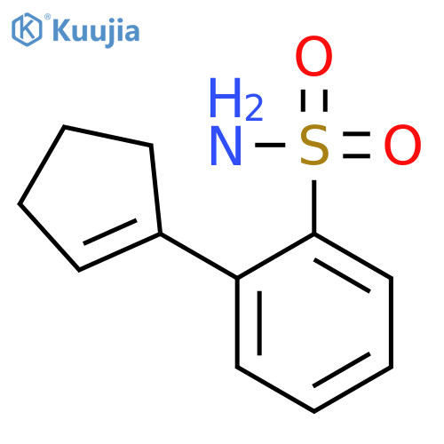 Benzenesulfonamide, 2-(1-cyclopenten-1-yl)- structure