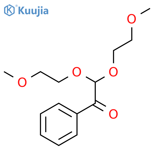 ETHANONE, 2,2-BIS(2-METHOXYETHOXY)-1-PHENYL- structure