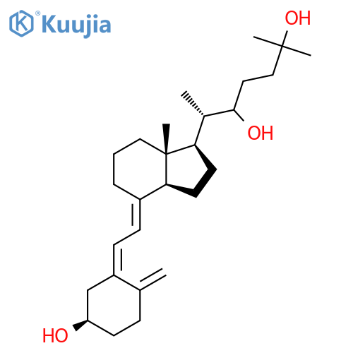 (6S)-6-[(1R,3As,4E,7aR)-4-[(2Z)-2-[(5R)-5-hydroxy-2-methylidenecyclohexylidene]ethylidene]-7a-methyl-2,3,3a,5,6,7-hexahydro-1H-inden-1-yl]-2-methylheptane-2,5-diol structure