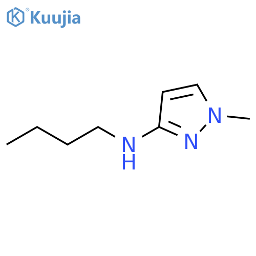 1H-Pyrazol-3-amine, N-butyl-1-methyl- structure