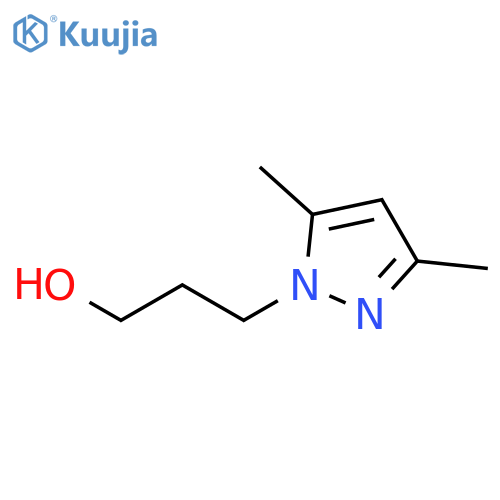 3-(3,5-Dimethyl-1H-pyrazol-1-yl)propan-1-ol structure