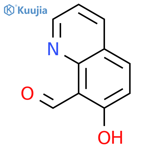 7-hydroxy-8-Quinolinecarboxaldehyde structure