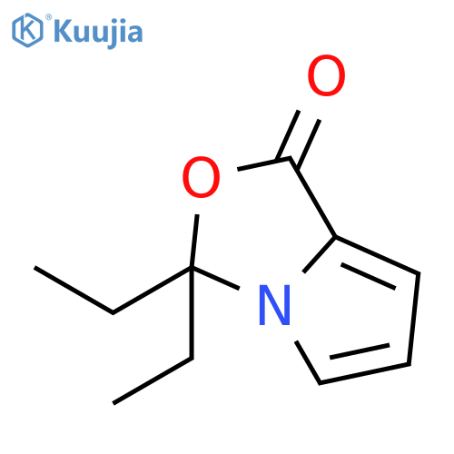 1H,3H-Pyrrolo[1,2-c]oxazol-1-one, 3,3-diethyl- structure