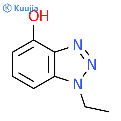 1-Ethyl-1H-1,2,3-benzotriazol-4-ol structure