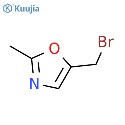 5-(bromomethyl)-2-methyl-1,3-oxazole structure