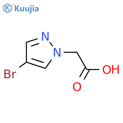 (4-Bromo-1h-pyrazol-1-yl)acetic acid structure