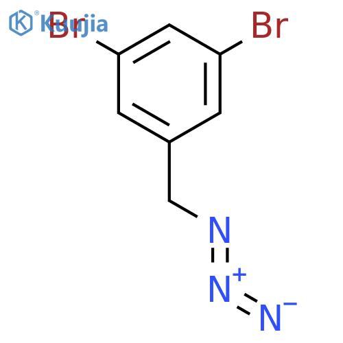Benzene, 1-(azidomethyl)-3,5-dibromo- structure
