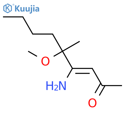 3-NONEN-2-ONE, 4-AMINO-5-METHOXY-5-METHYL- structure