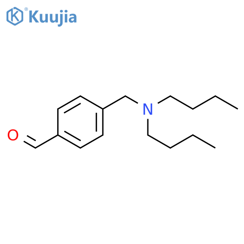4-[(dibutylamino)methyl]benzaldehyde structure