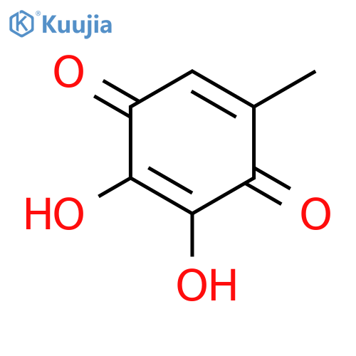 2,3-Dihydroxy-5-methyl-1,4-benzoquinone structure