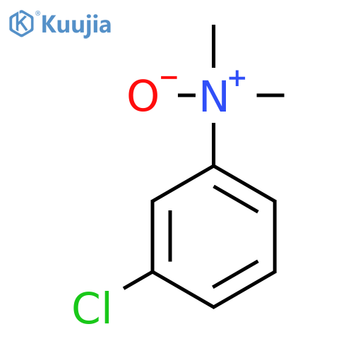 BENZENAMINE, 3-CHLORO-N,N-DIMETHYL-, N-OXIDE structure