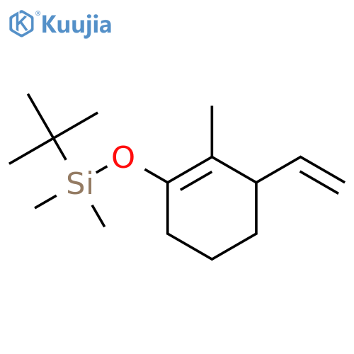 Silane,(1,1-dimethylethyl)[(3-ethenyl-2-methyl-1-cyclohexen-1-yl)oxy]dimethyl- structure