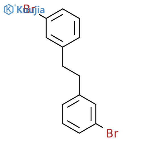 BENZENE, 1,1'-(1,2-ETHANEDIYL)BIS[3-BROMO- structure