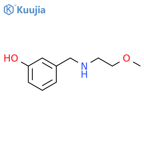 3-{(2-methoxyethyl)aminomethyl}phenol structure