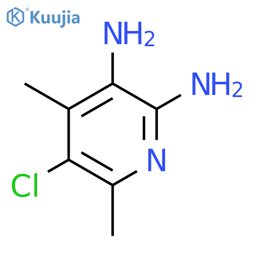 5-Chloro-4,6-dimethylpyridine-2,3-diamine structure