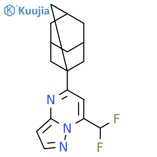 5-(1-adamantyl)-7-(difluoromethyl)pyrazolo[1,5-a]pyrimidine structure
