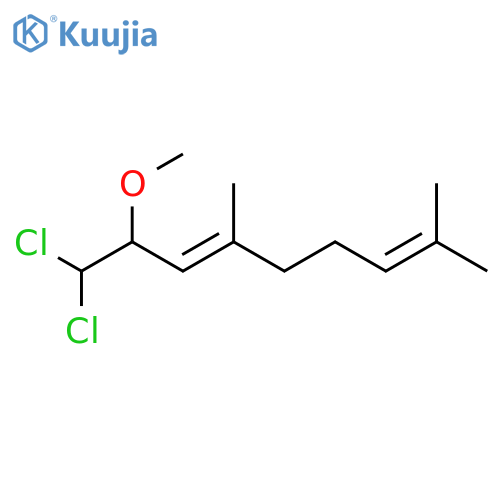 2,6-Nonadiene, 9,9-dichloro-8-methoxy-2,6-dimethyl- structure
