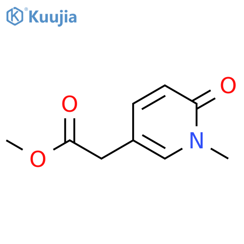 3-PYRIDINEACETIC ACID, 1,6-DIHYDRO-1-METHYL-6-OXO-, METHYL ESTER structure