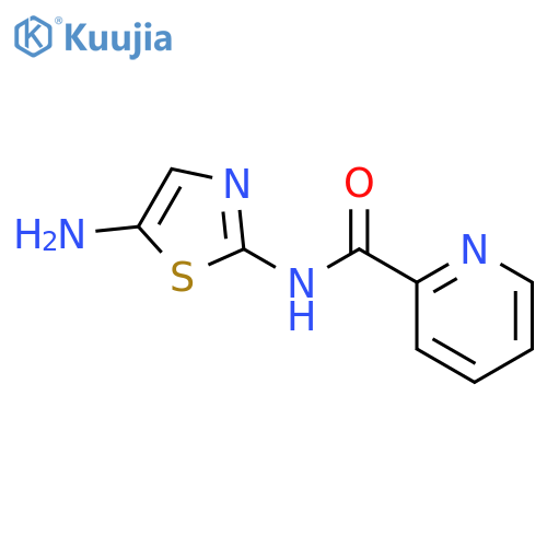 2-Pyridinecarboxamide, N-(5-amino-2-thiazolyl)- structure