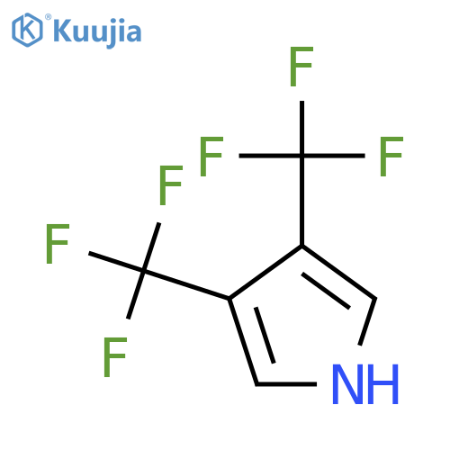 3,4-bis(trifluoromethyl)-1H-Pyrrole structure
