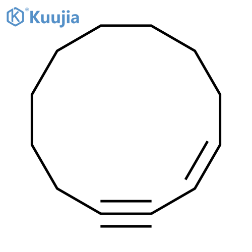 1-Cyclododecen-3-yne, (E)- structure