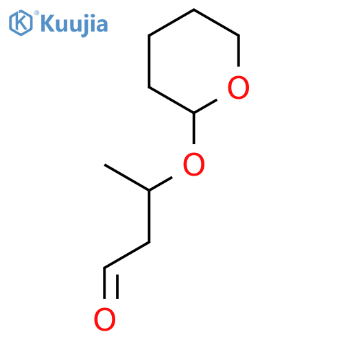 BUTANAL, 3-[(TETRAHYDRO-2H-PYRAN-2-YL)OXY]- structure