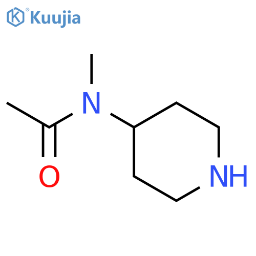 N-methyl-N-(piperidin-4-yl)acetamide structure