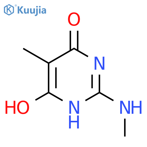 4(1H)-PYRIMIDINONE, 6-HYDROXY-5-METHYL-2-(METHYLAMINO)- structure