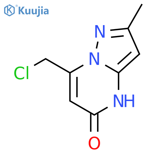 7-(chloromethyl)-2-methyl-4H,5H-pyrazolo1,5-apyrimidin-5-one structure